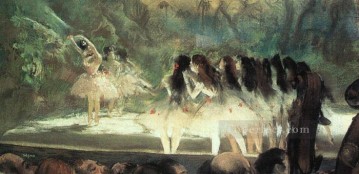 パリ・オペラ座のバレエ 印象派バレエダンサー エドガー・ドガ Oil Paintings